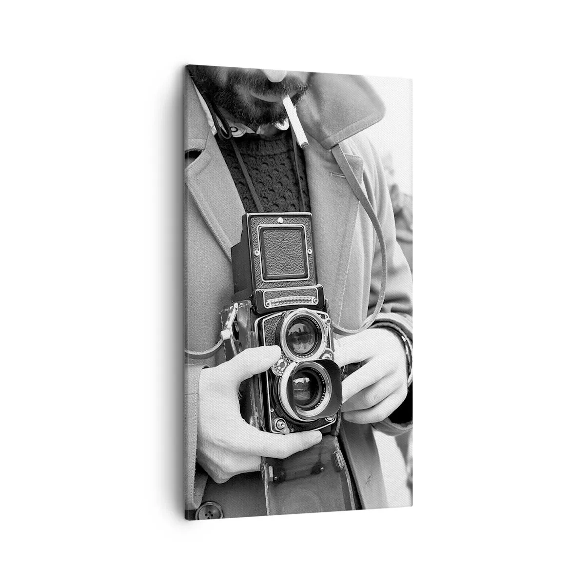 Bild auf Leinwand - Leinwandbild - Retro-Stil - 45x80 cm