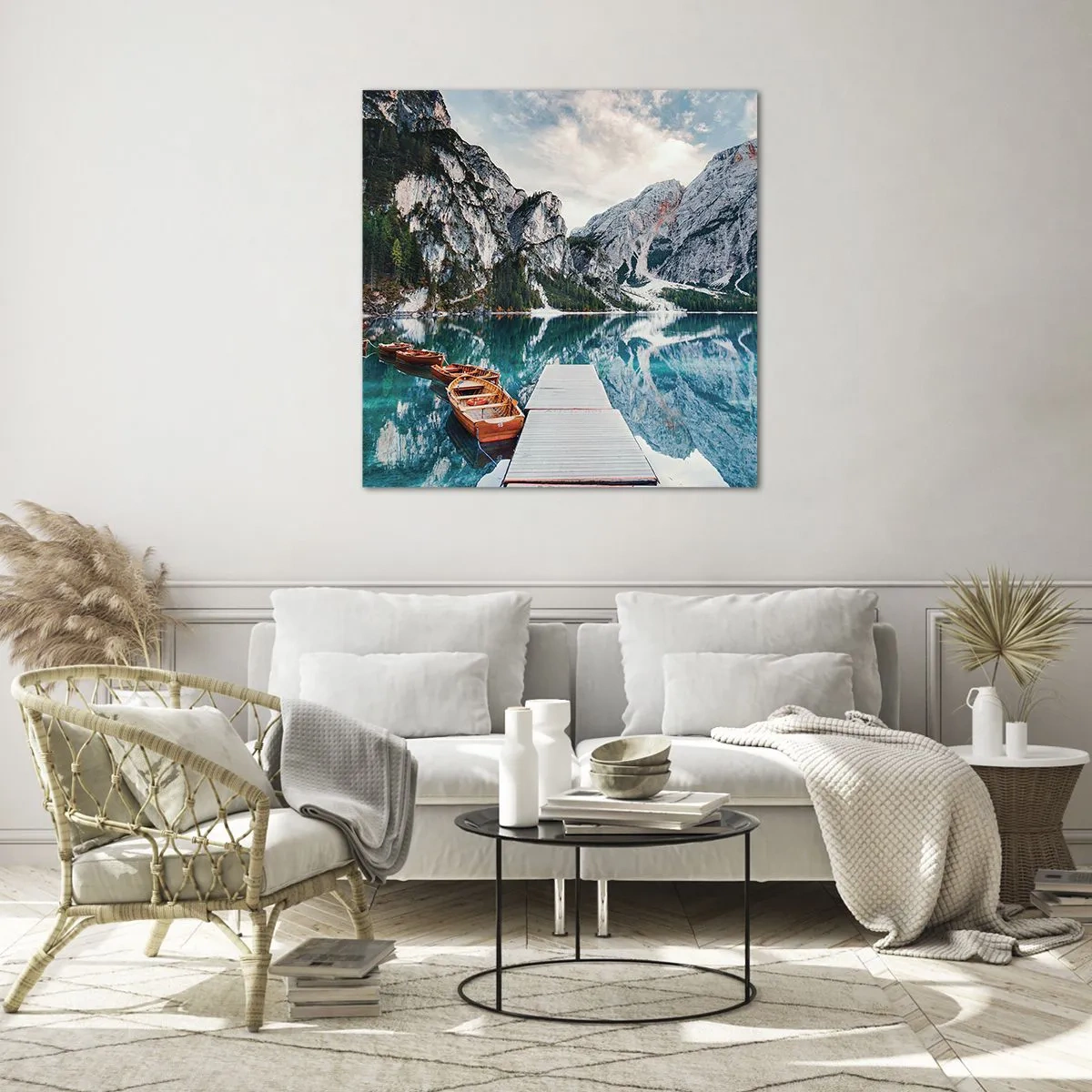 Glasbild - Bild auf glas - Wir zeigen Ihnen Schönheit - 70x70 cm