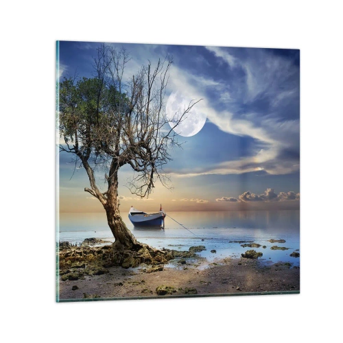 Glasbild - Bild auf glas - Ist das das Ende oder der Anfang? - 50x50 cm