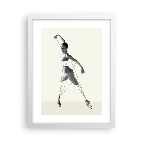 Poster in einem weißen Rahmen - Im Theater der Welt - 30x40 cm