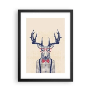 Poster in einem schwarzem Rahmen - Eine lustige Extravaganz - 30x40 cm