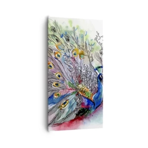 Bild auf Leinwand - Leinwandbild - Mit Stolz gegen Grau - 65x120 cm