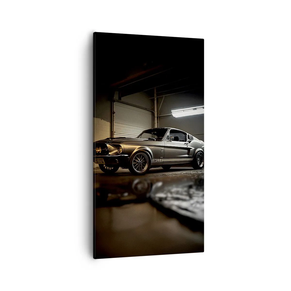 Bild auf Leinwand - Leinwandbild - Zurück in die Vergangenheit - 55x100 cm