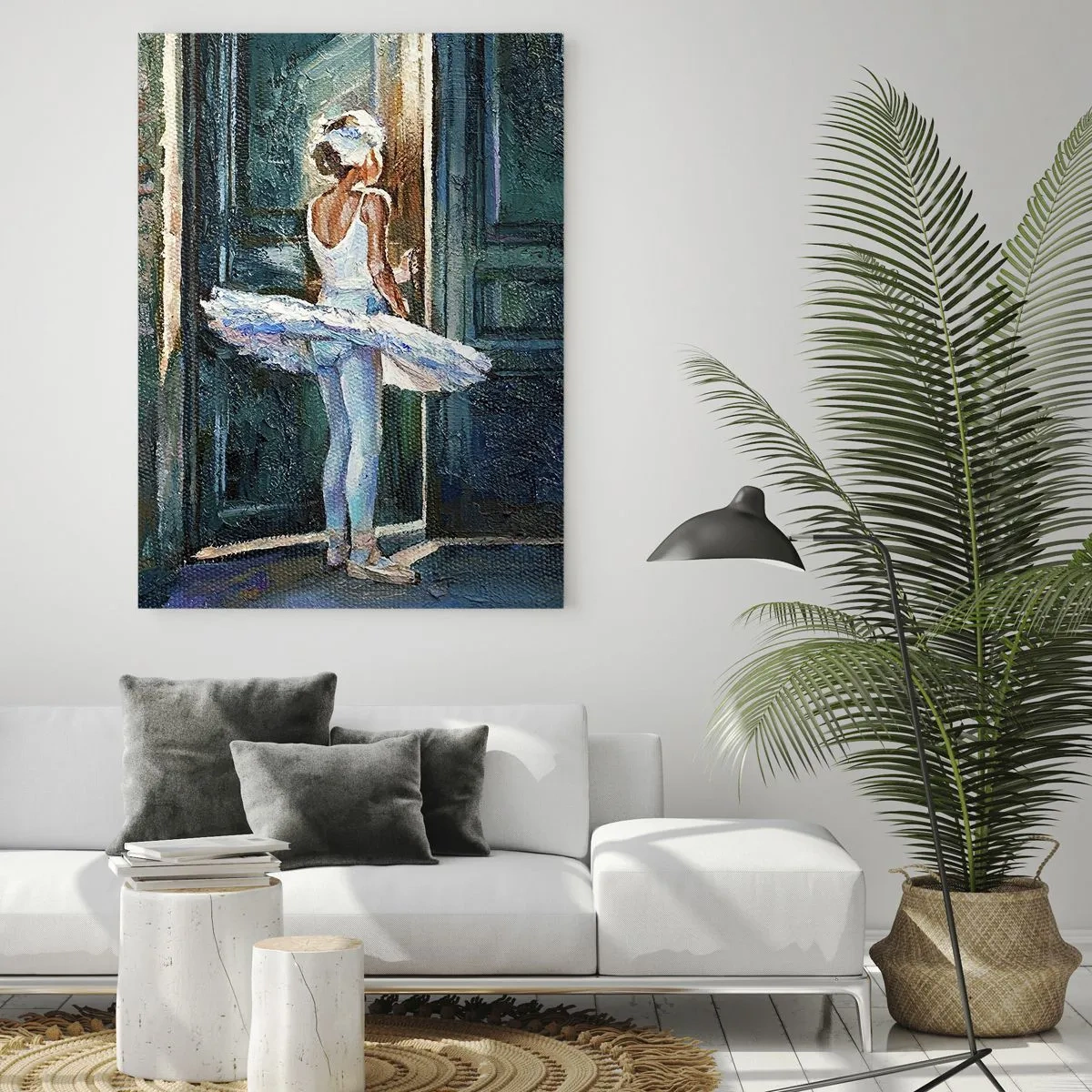 Glasbild - Bild auf glas - Vor der Show - 80x120 cm