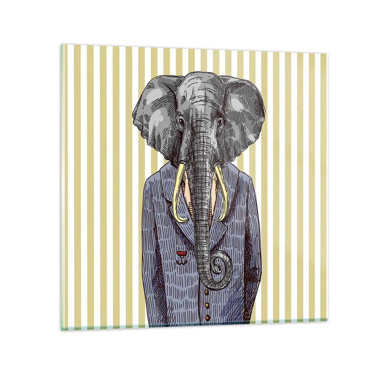 Glasbild - Bild auf glas - Von Natur aus elegant - 60x60 cm