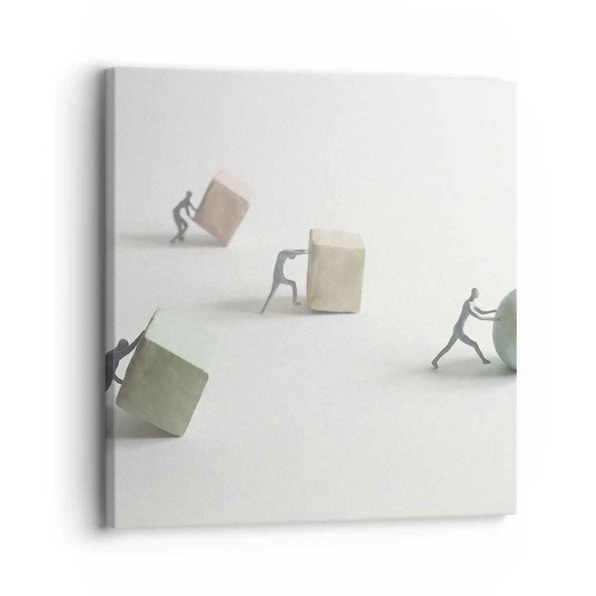 Bild auf Leinwand - Leinwandbild - Pures Leben - 30x30 cm