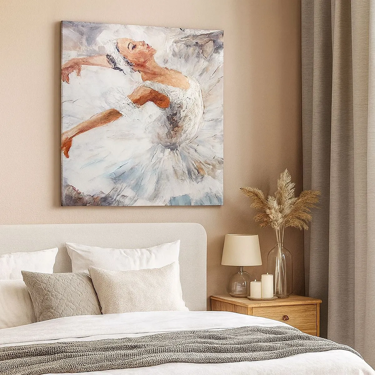 Bild auf Leinwand - Leinwandbild - Zart und leicht wie Tüll - 30x30 cm