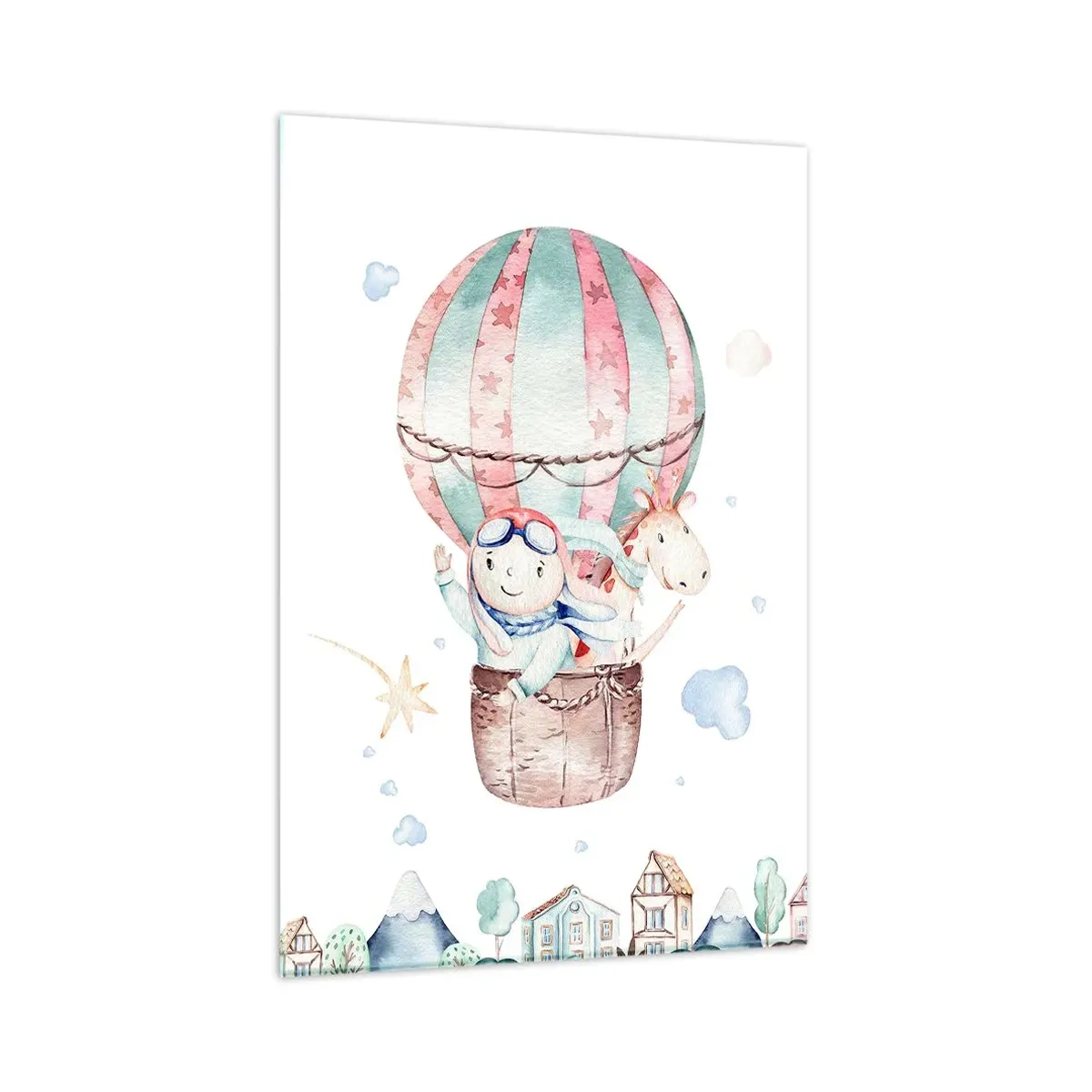 Glasbild - Bild auf glas - Wir kommen bald zurück! - 80x120 cm