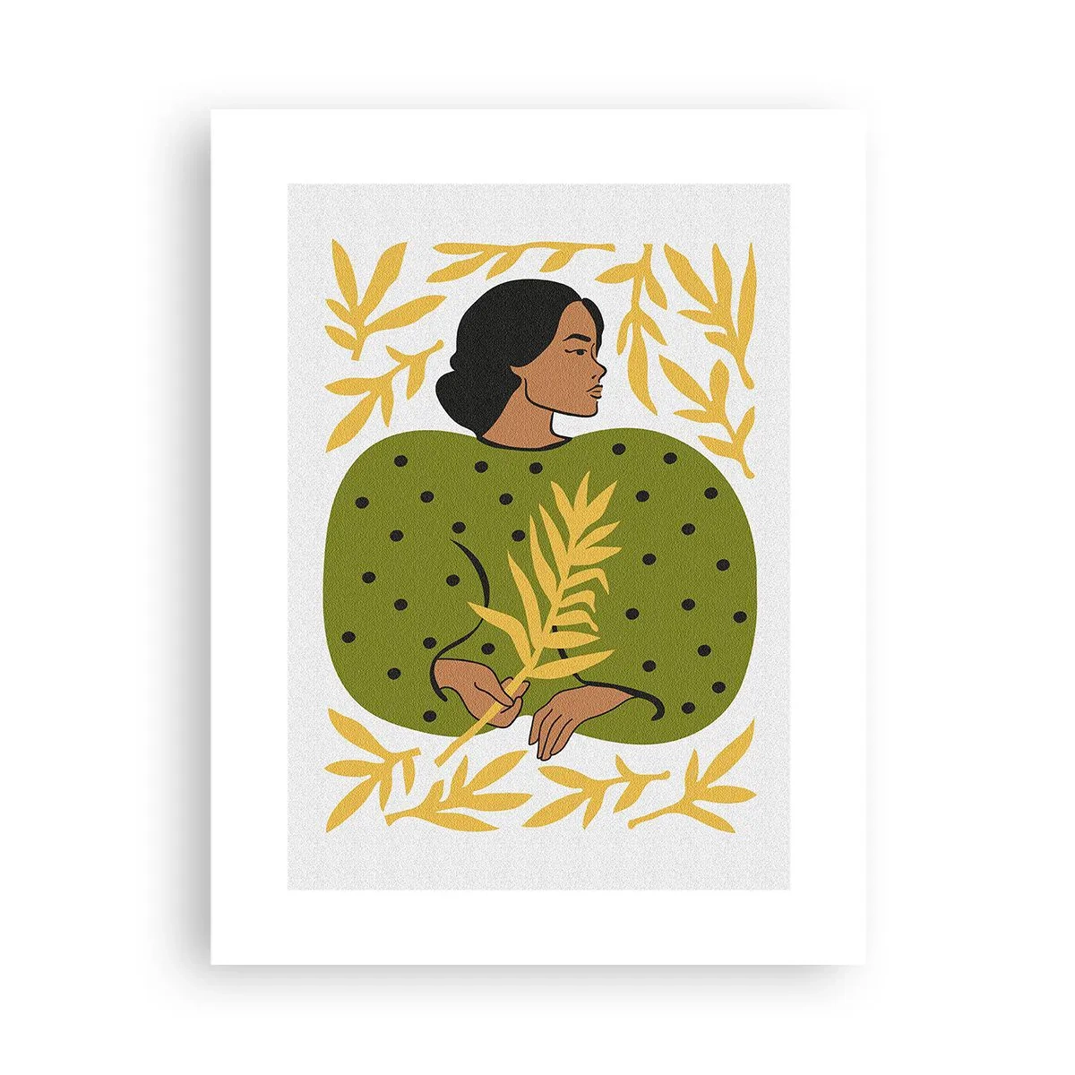 Poster - Hawaiianisches Mädchen - 30x40 cm