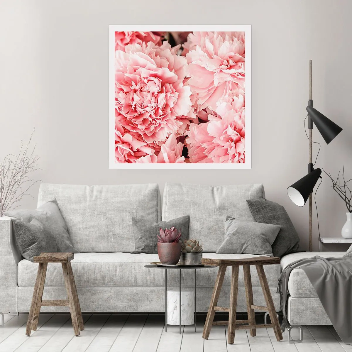 Poster - Rosa Traum - 60x60 cm