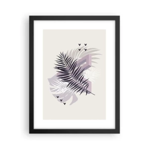 Poster in einem schwarzem Rahmen - Der Schatten des Schattens - 30x40 cm