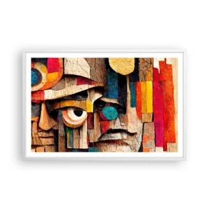 Poster in einem weißen Rahmen - Ich sehe dich… - 91x61 cm