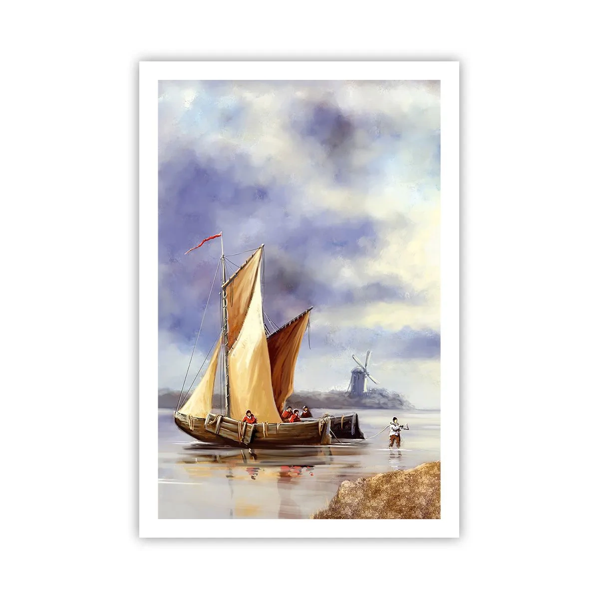 Poster - Die Rückkehr der Seeleute - 61x91 cm
