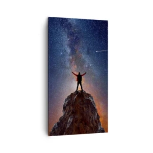 Bild auf Leinwand - Leinwandbild - Die Macht ist mit mir! - 45x80 cm