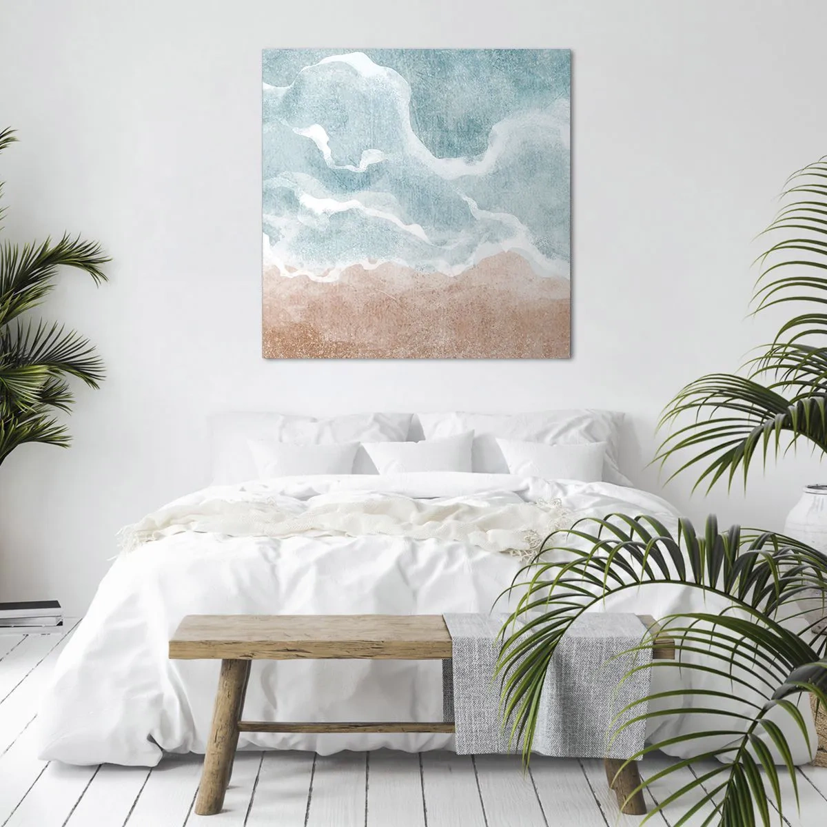 Bild auf Leinwand - Leinwandbild - Cloud-Abstraktion - 70x70 cm