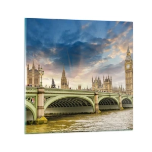 Glasbild - Bild auf glas - Im Imperium ist die Zeit stehen geblieben - 40x40 cm