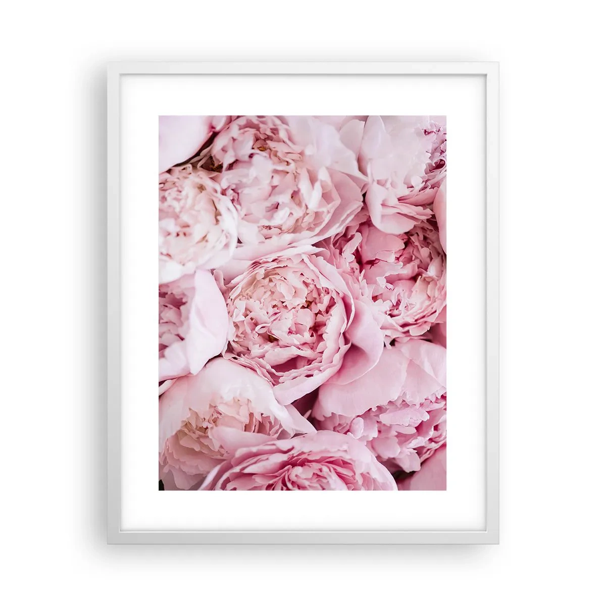 Poster in einem weißen Rahmen - Anschmiegsam und duftend - 40x50 cm