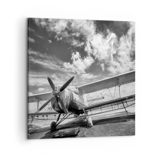 Bild auf Leinwand - Leinwandbild - Ich kann es kaum erwarten! - 50x50 cm