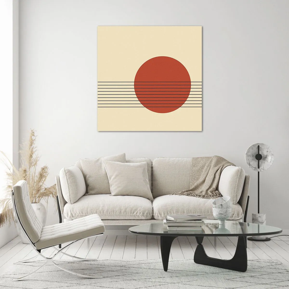 Glasbild - Bild auf glas - Immer wieder und weiter - 60x60 cm