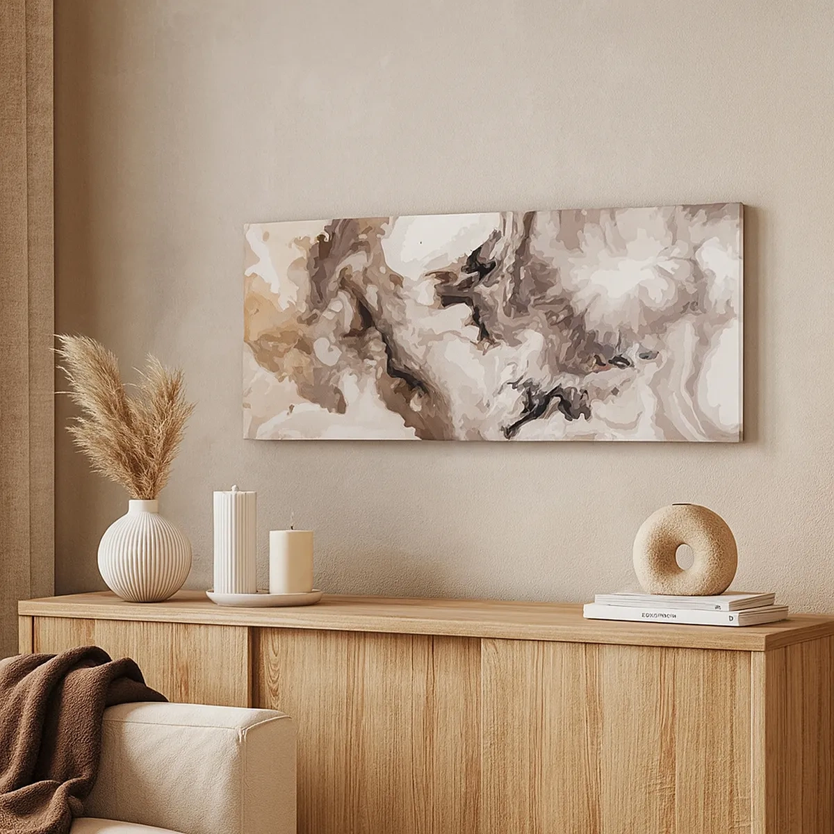 Bild auf Leinwand - Leinwandbild - Die Geburt einer Galaxie - 30x30 cm