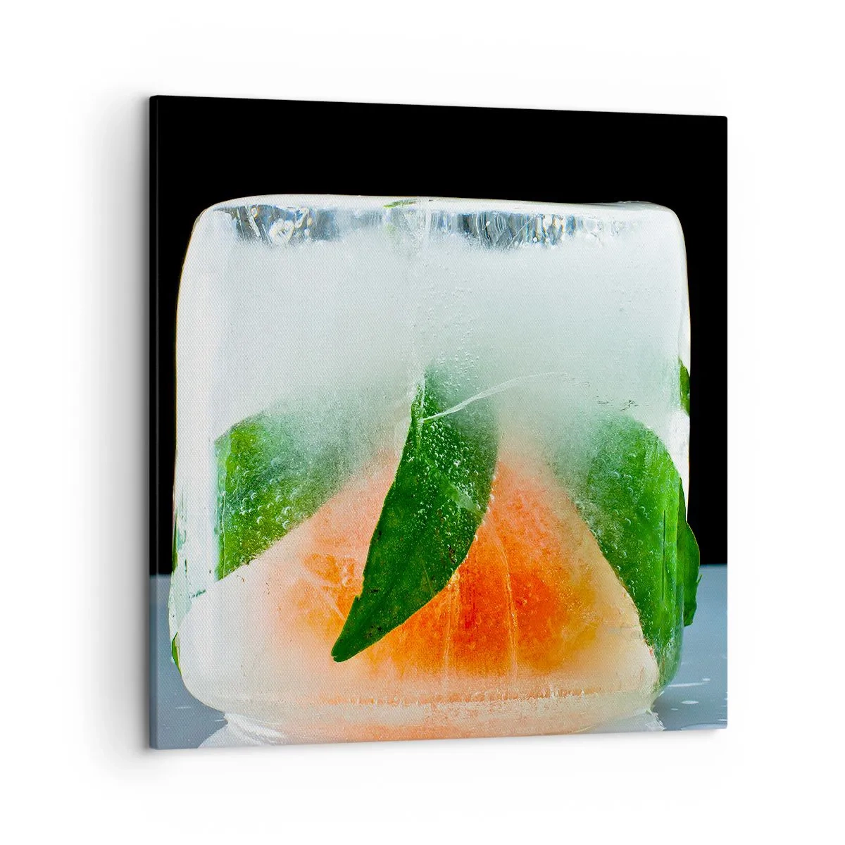 Bild auf Leinwand - Leinwandbild - Frisch und kühl - 50x50 cm