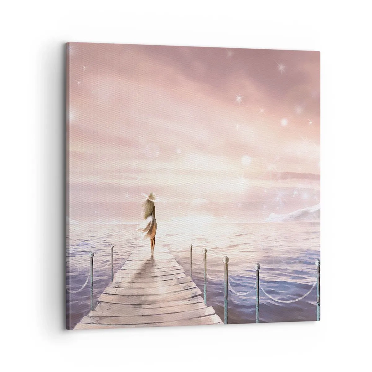 Bild auf Leinwand - Leinwandbild - Im Licht eines Traums - 60x60 cm