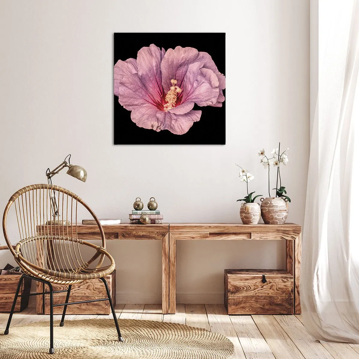 Bild auf Leinwand - Leinwandbild - Direkt ins Herz - 60x60 cm