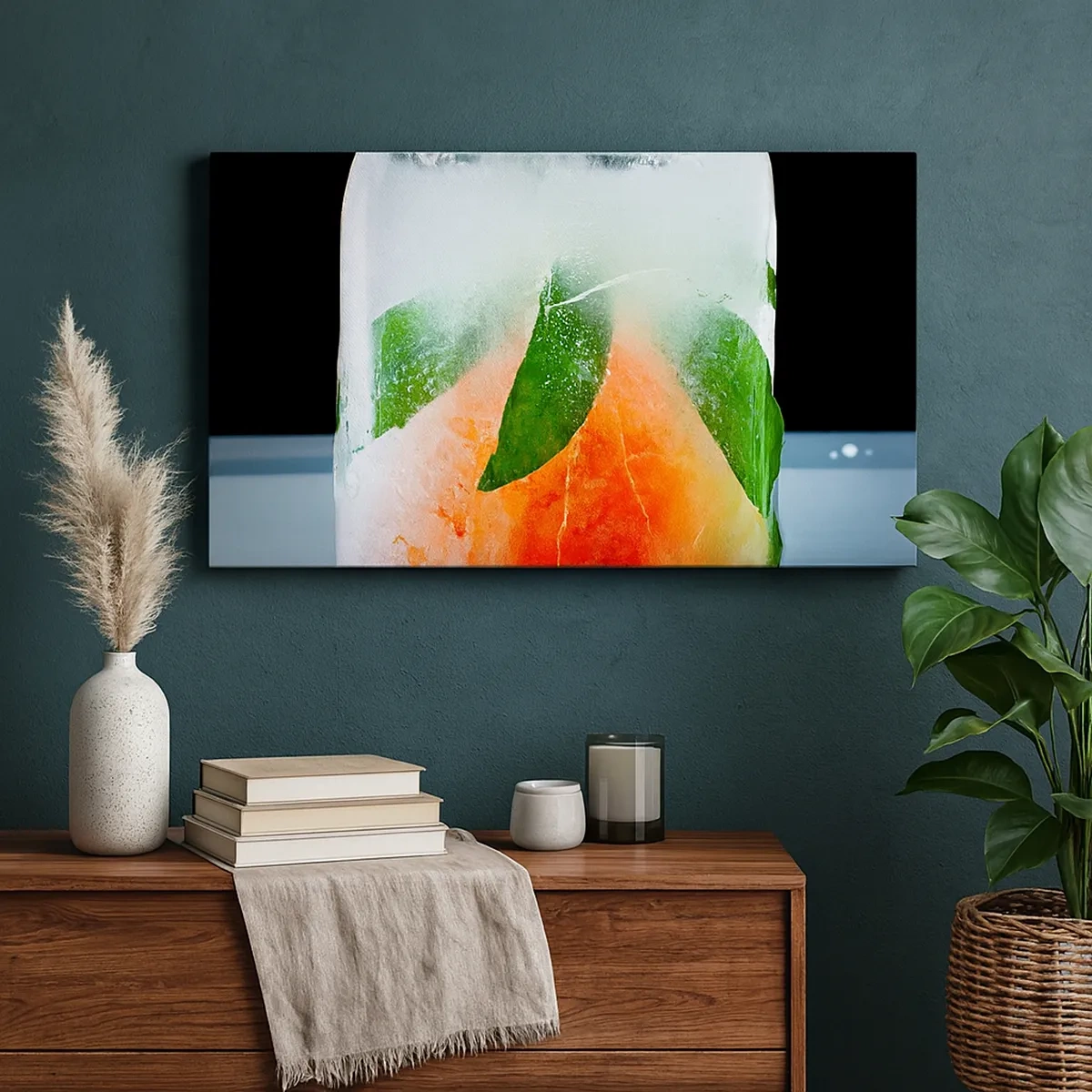 Bild auf Leinwand - Leinwandbild - Frisch und kühl - 30x30 cm