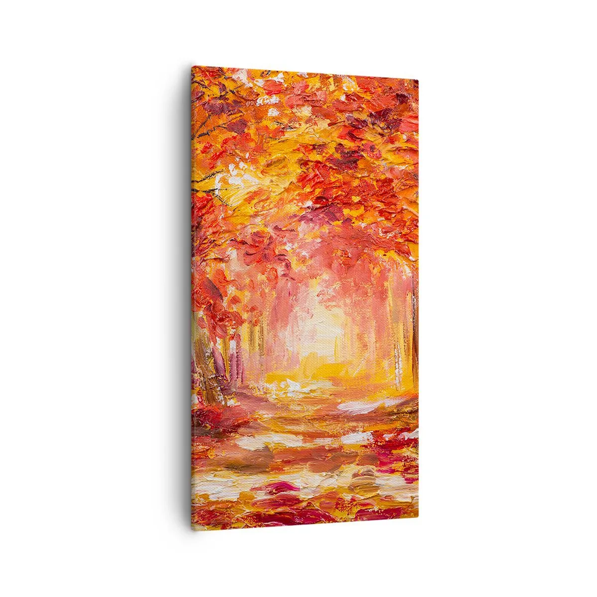 Bild auf Leinwand - Leinwandbild - Kupferwald - 55x100 cm