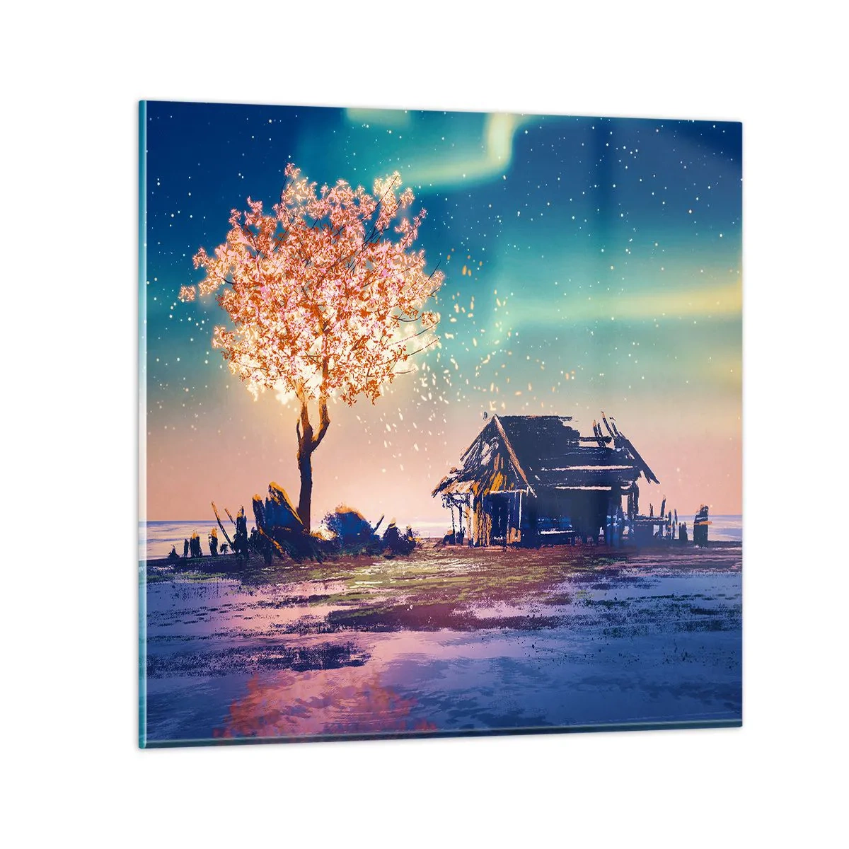 Glasbild - Bild auf glas - Die Natur vergeht nicht - 60x60 cm