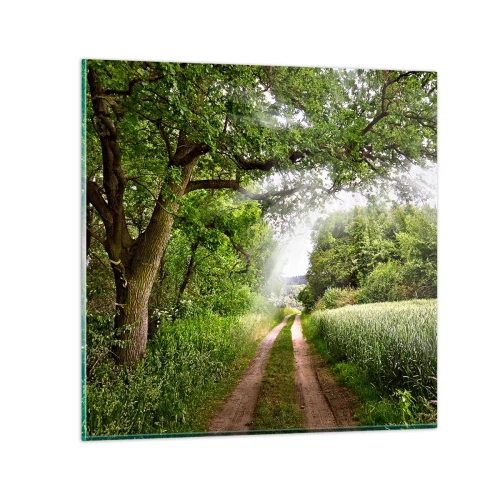 Glasbild - Bild auf glas - Et in Arcadia ego - 70x70 cm