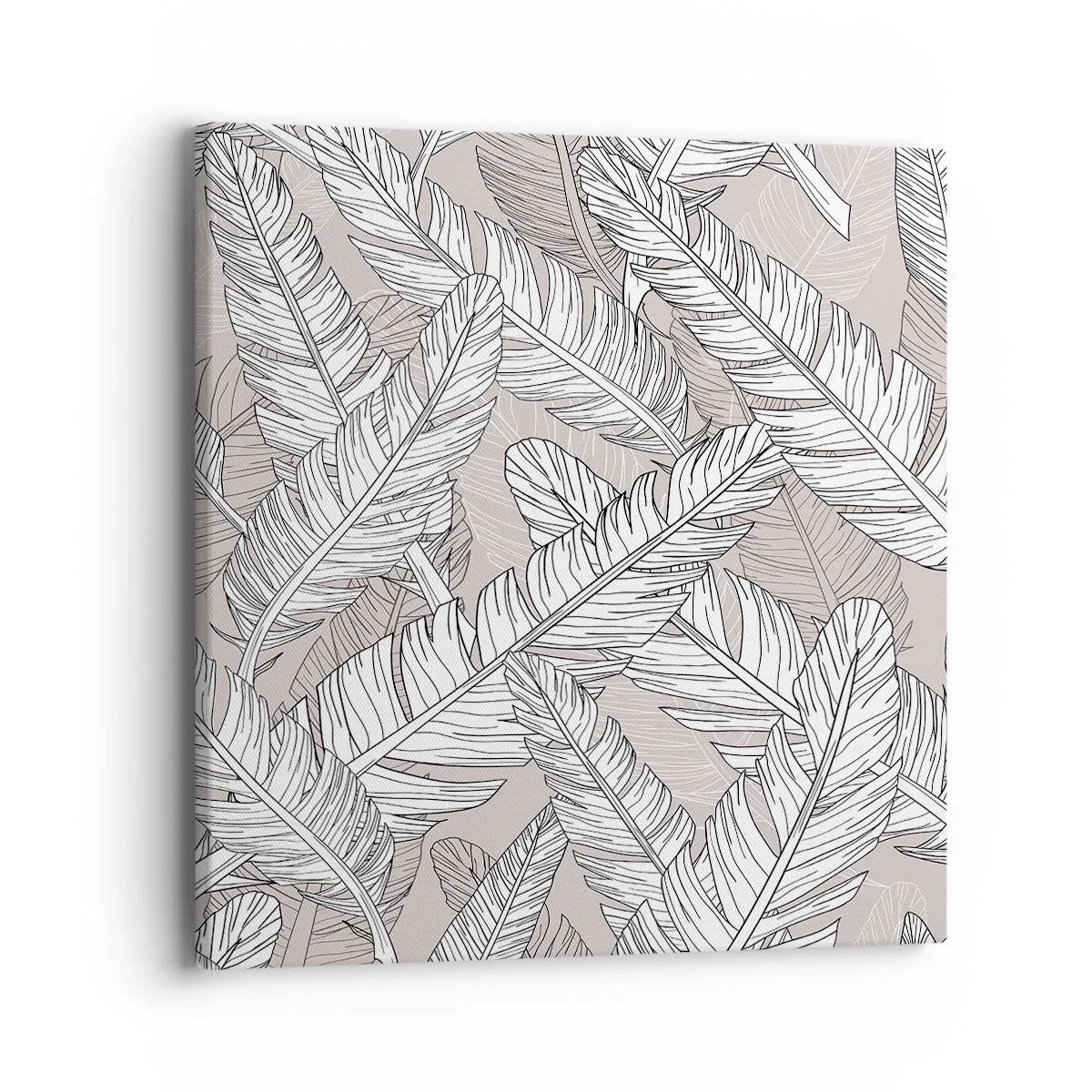 Bild auf Leinwand - Leinwandbild - Ein Federwirbel - 40x40 cm