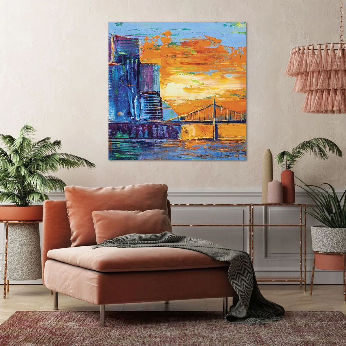 Bild auf Leinwand - Leinwandbild - Kultur und Natur - 70x70 cm