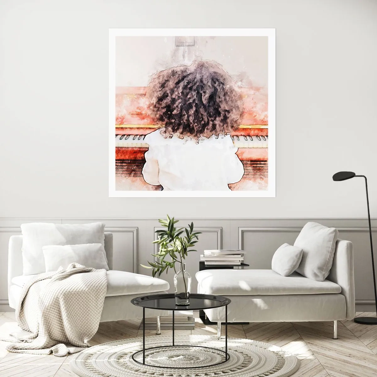 Poster - In der neuen Welt - 40x40 cm