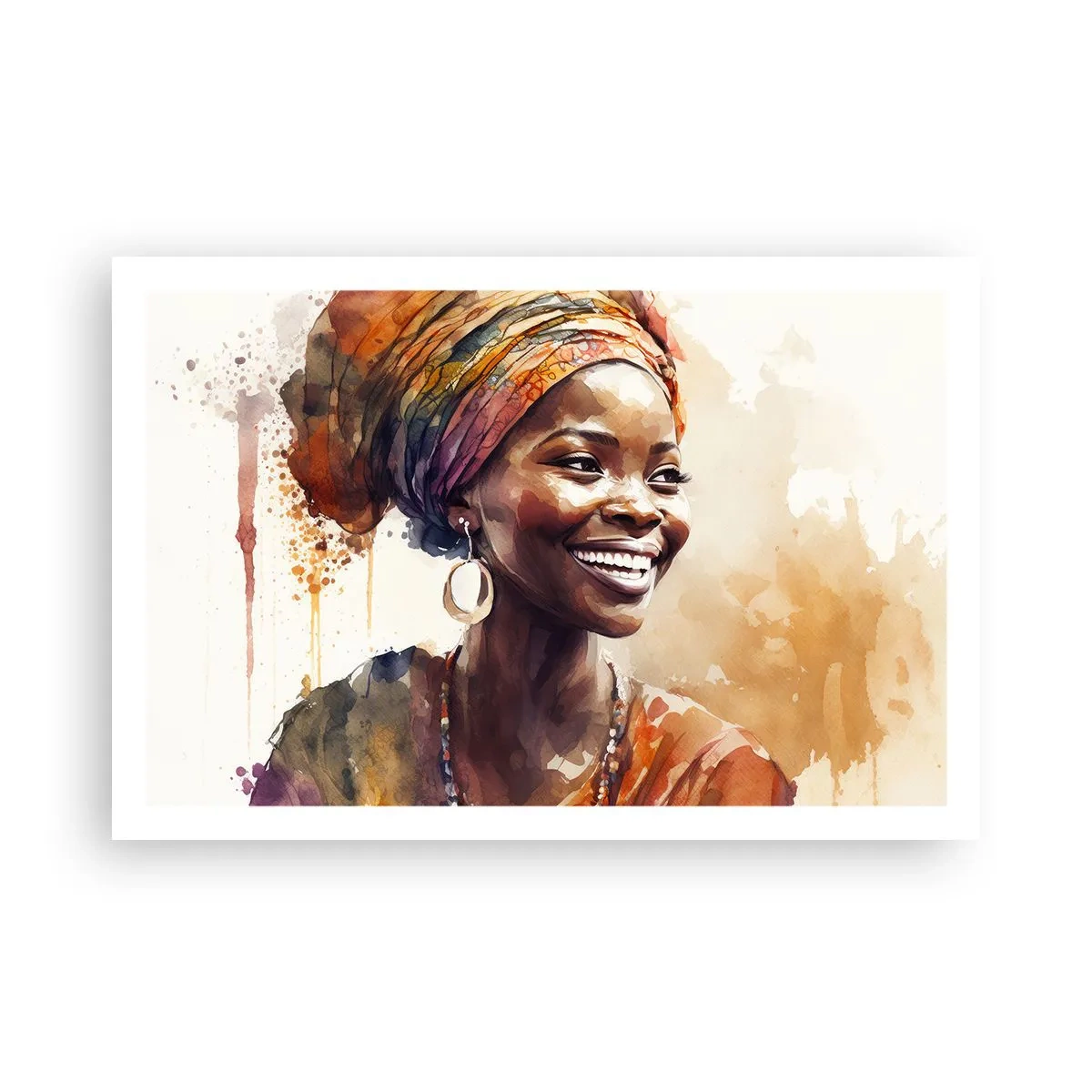 Poster - Afrikanische Königin - 91x61 cm