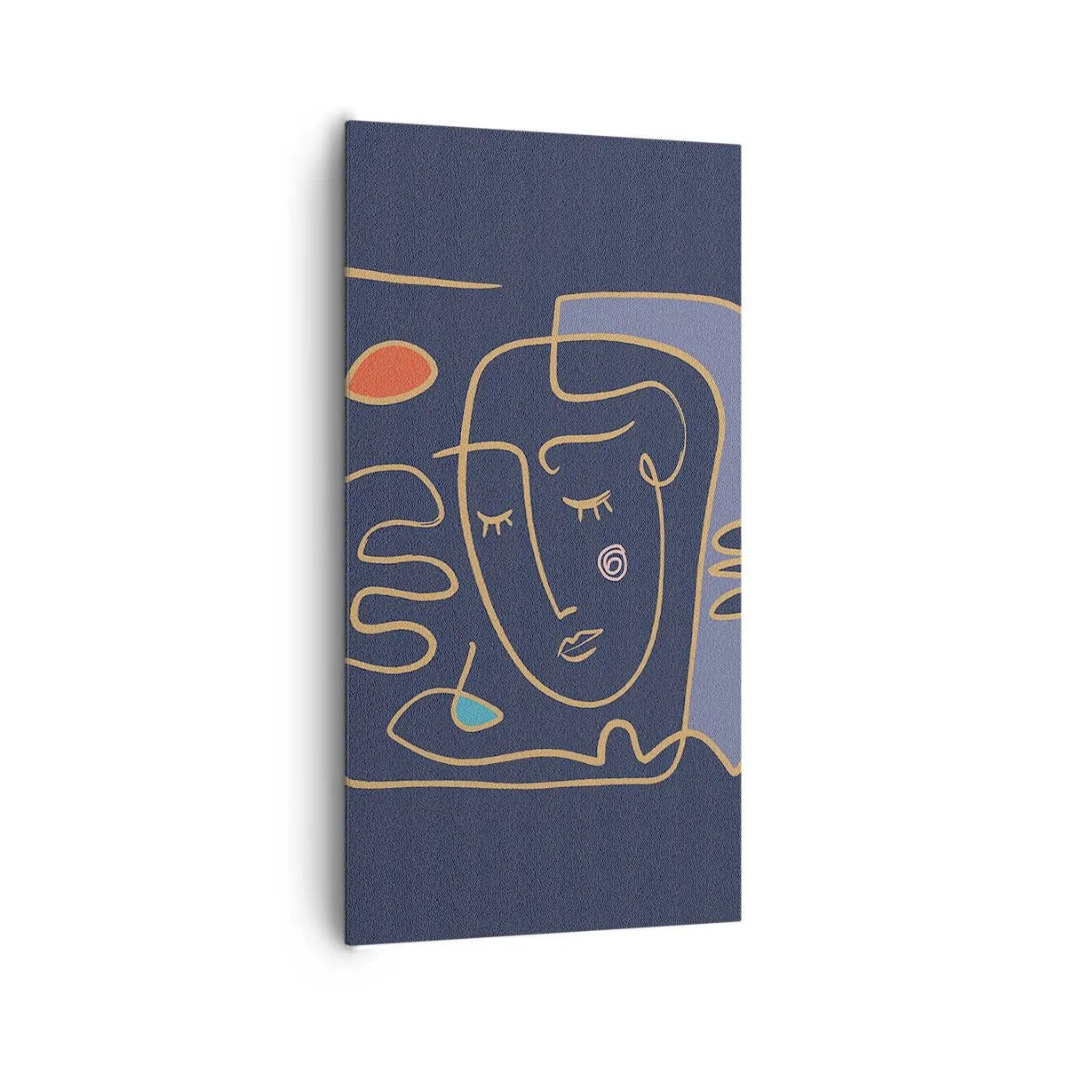 Bild auf Leinwand - Leinwandbild - In Gedanken - 65x120 cm