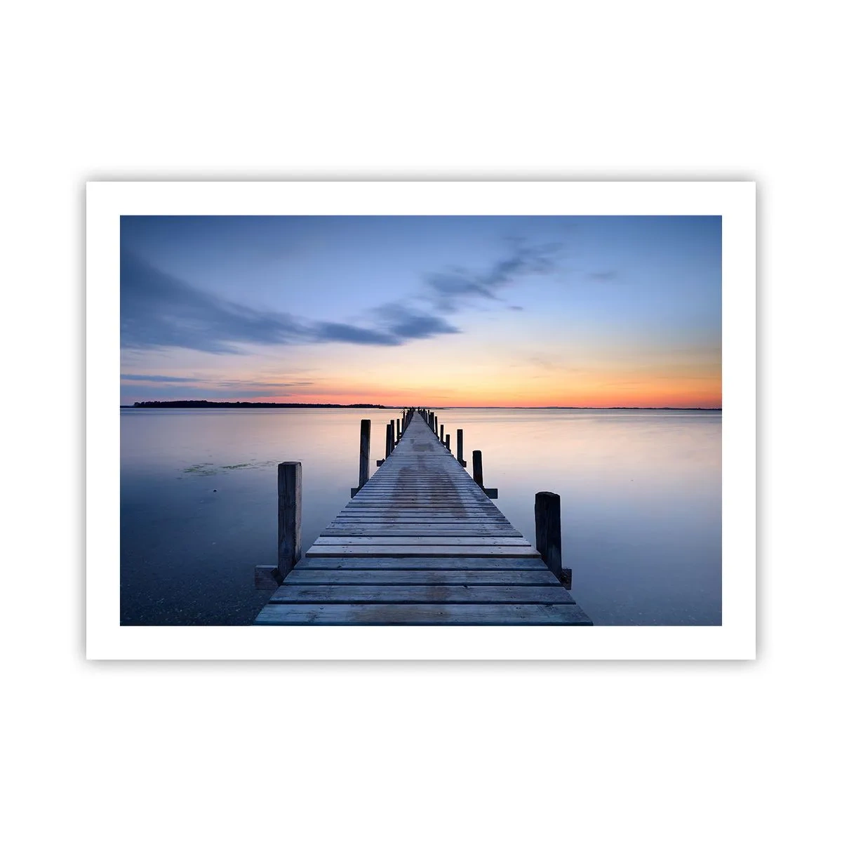 Poster - Die Ruhe einer heiteren Dämmerung - 70x50 cm