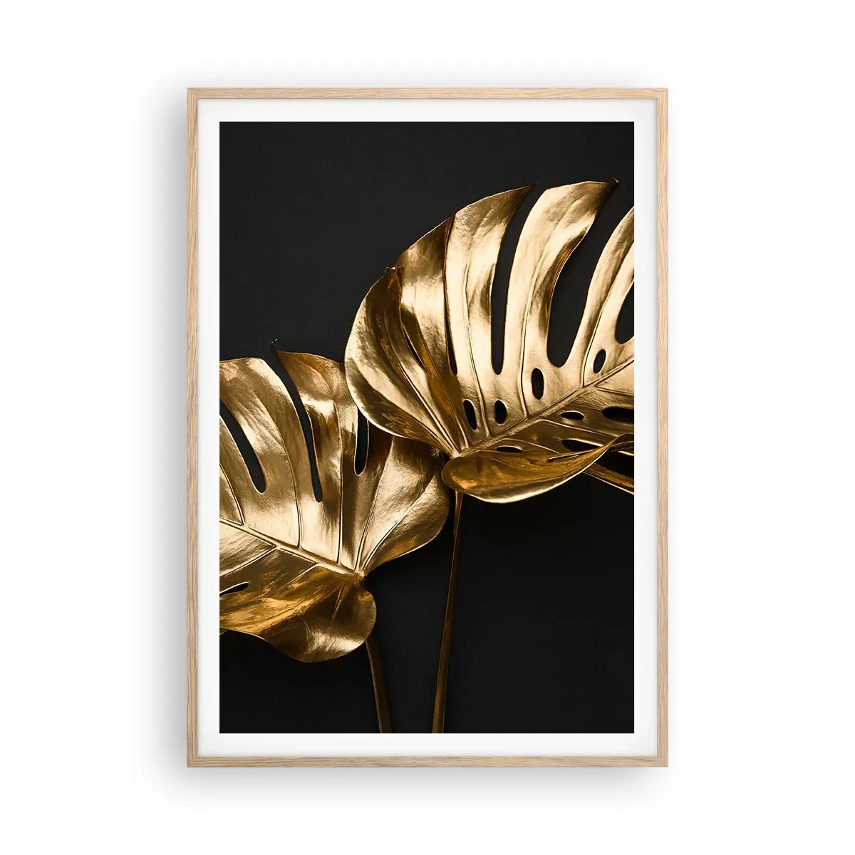 Poster in einem Rahmen aus heller Eiche - Die Schätze der Natur - 70x100 cm