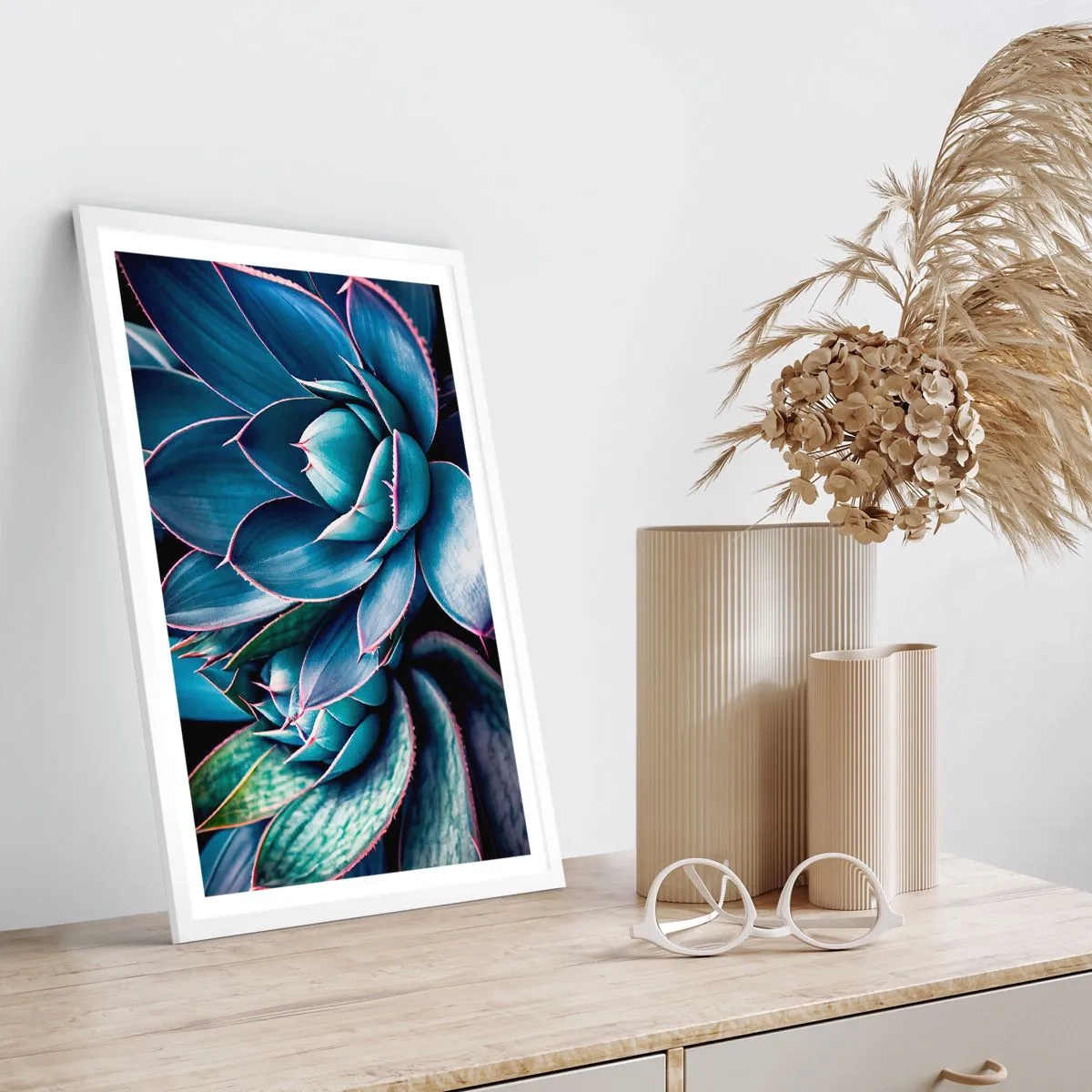 Poster in einem weißen Rahmen - Lebenskraft - 70x100 cm