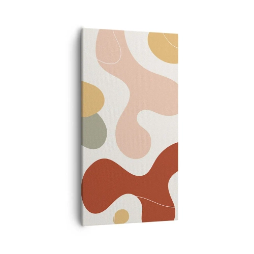 Bild auf Leinwand - Leinwandbild - Kringel oder Schnörkel? - 55x100 cm