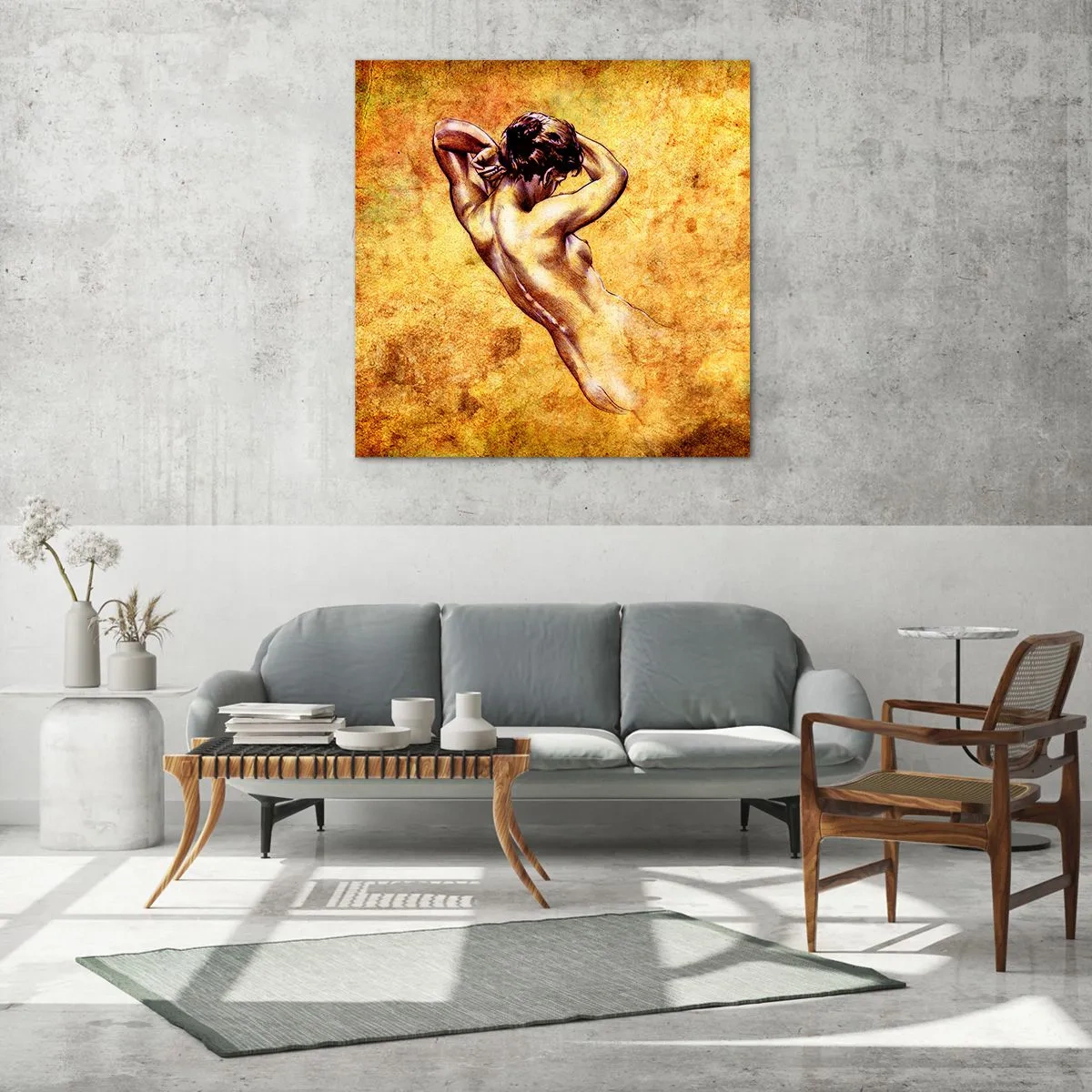 Glasbild - Bild auf glas - Entdeckt, aber immer noch ein Rätsel - 50x50 cm