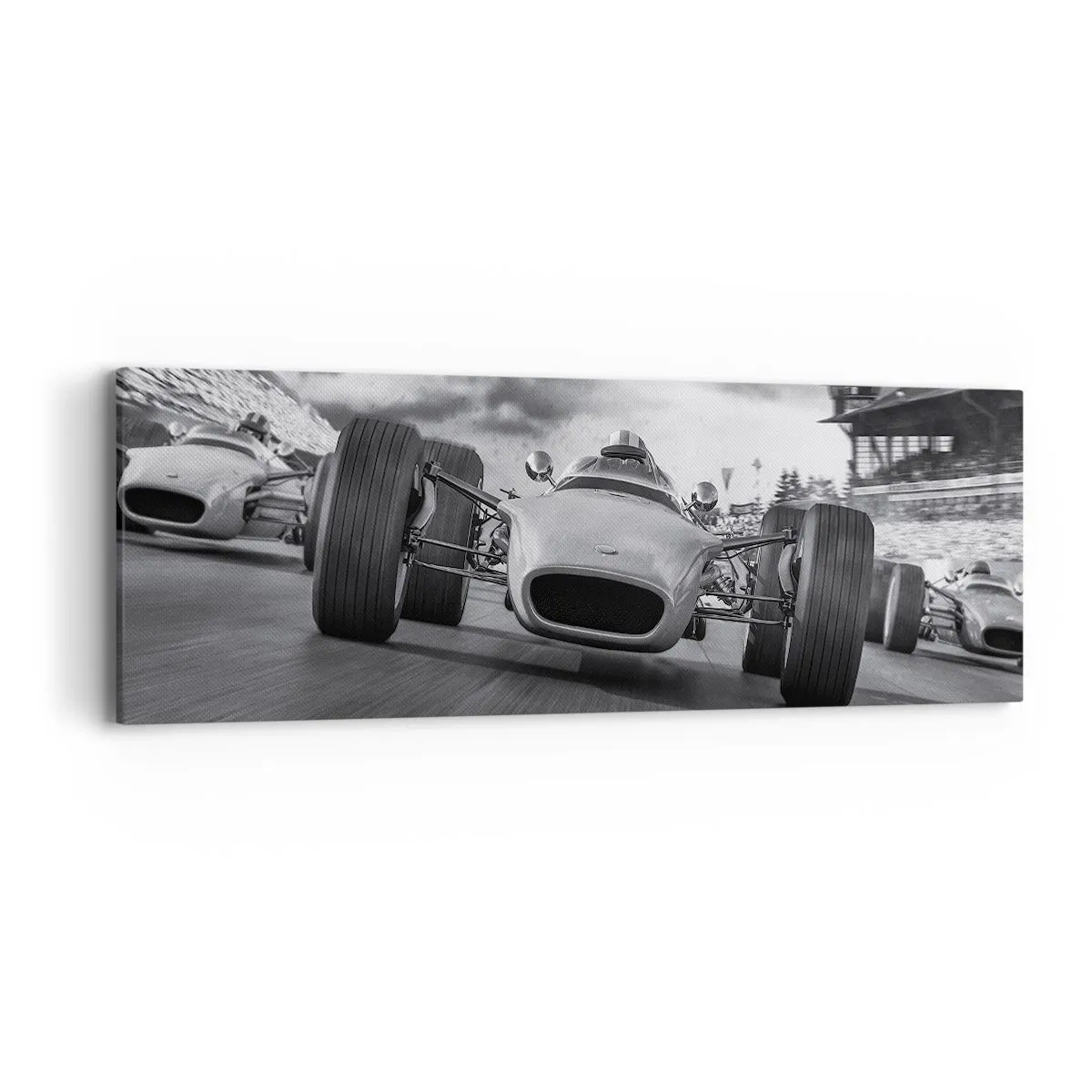 Bild auf Leinwand - Leinwandbild - Power ist da! - 90x30 cm