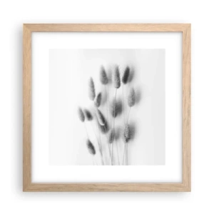 Poster in einem Rahmen aus heller Eiche - Eure flauschige Grashoheit - 30x30 cm