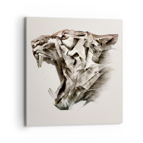 Bild auf Leinwand - Leinwandbild - Du weißt schon wer das Sagen hat - 70x70 cm