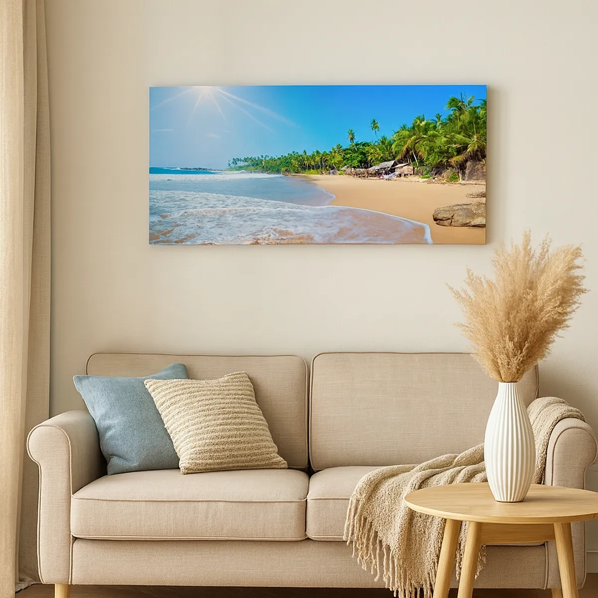 Bild auf Leinwand - Leinwandbild - Ein exotischer Ort für dich - 30x30 cm