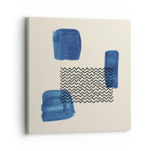 Bild auf Leinwand - Leinwandbild - Ein abstraktes Quartett - 30x30 cm