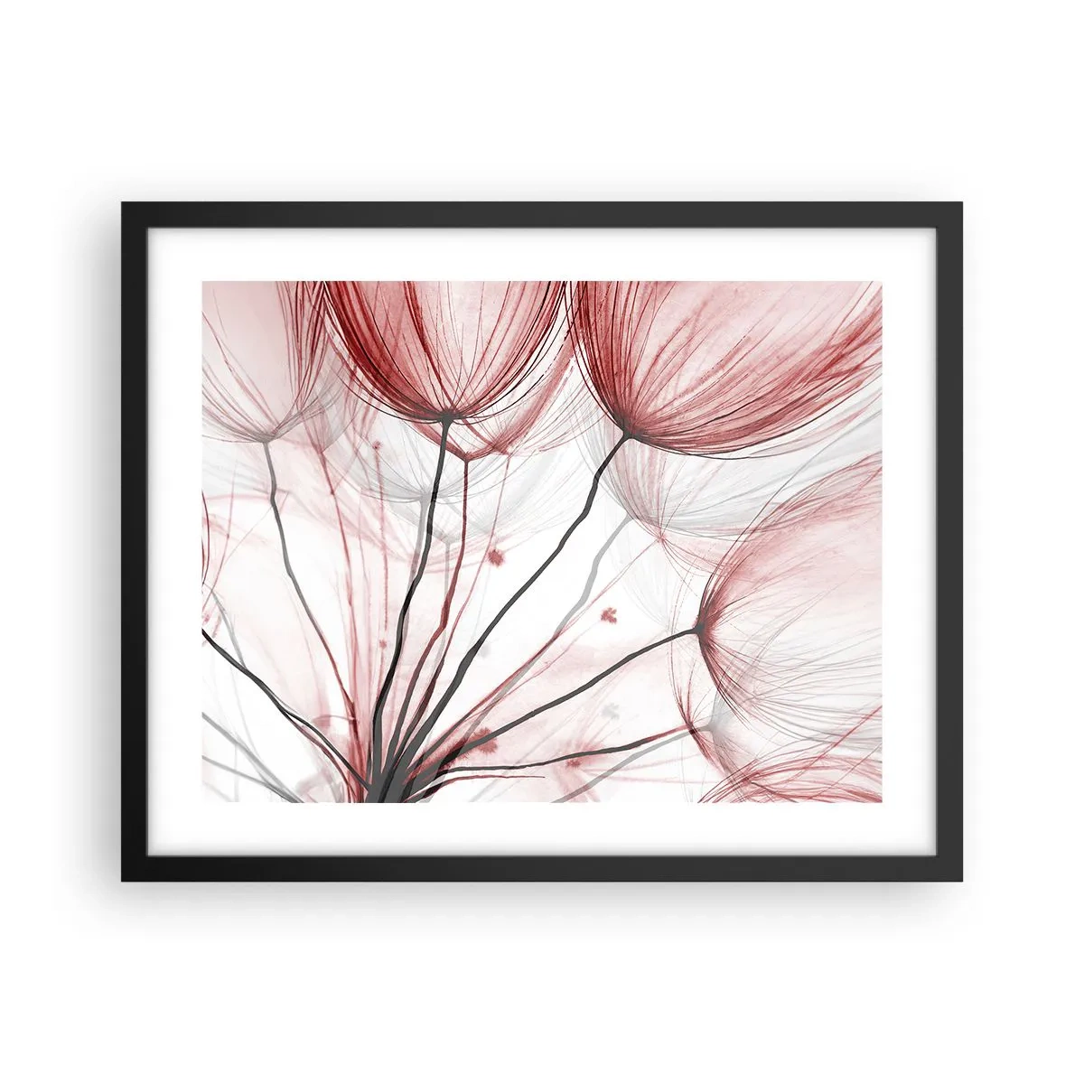 Poster in einem schwarzem Rahmen - Vor der Abfahrt - 50x40 cm