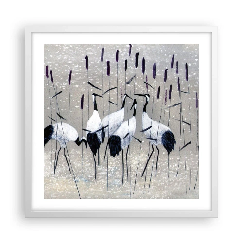 Poster in einem weißen Rahmen - Unter ihren eigenen - 50x50 cm