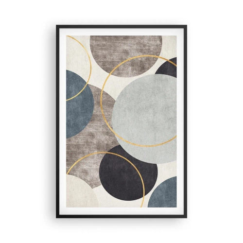 Poster in einem schwarzem Rahmen - Rad für Rad - 61x91 cm