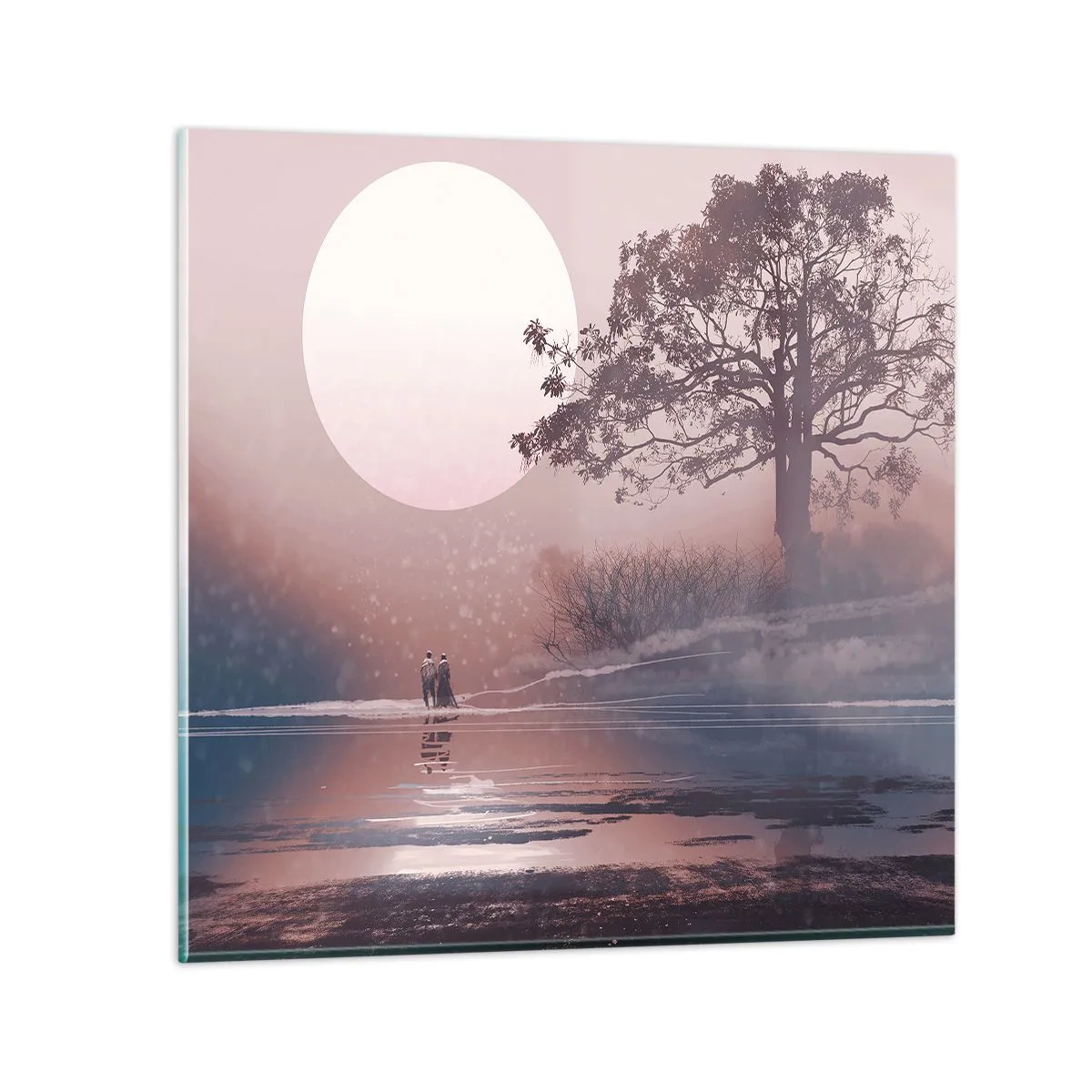 Glasbild - Bild auf glas - Wunder der Nacht - 60x60 cm